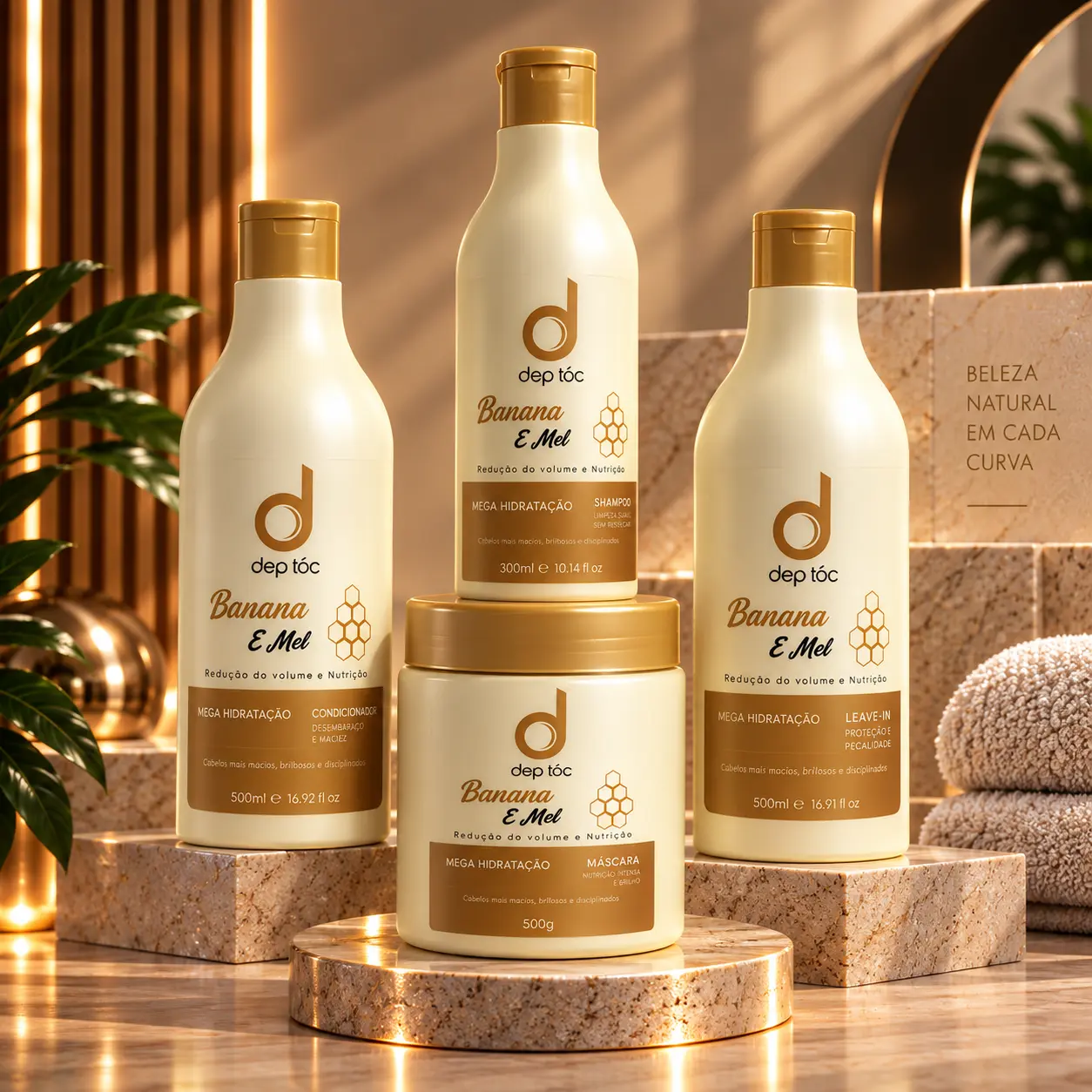 Vonix Hair Kit Banana e Mel