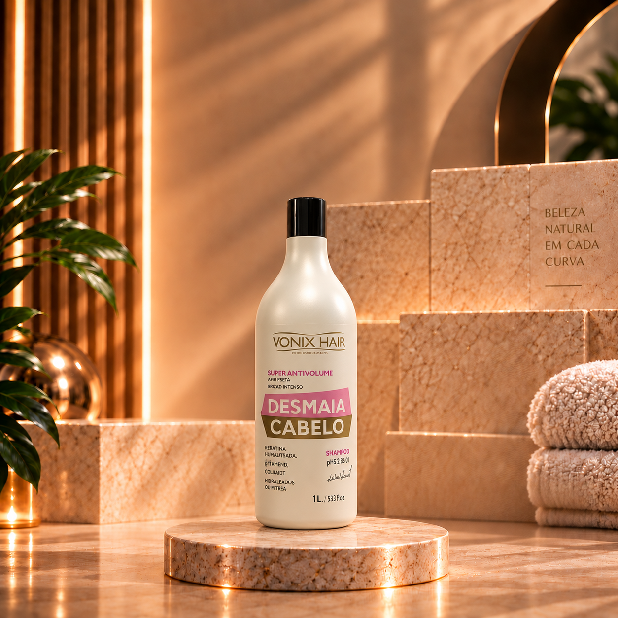 Vonix Hair Shampoo Hidratante Desmaia Cabelo