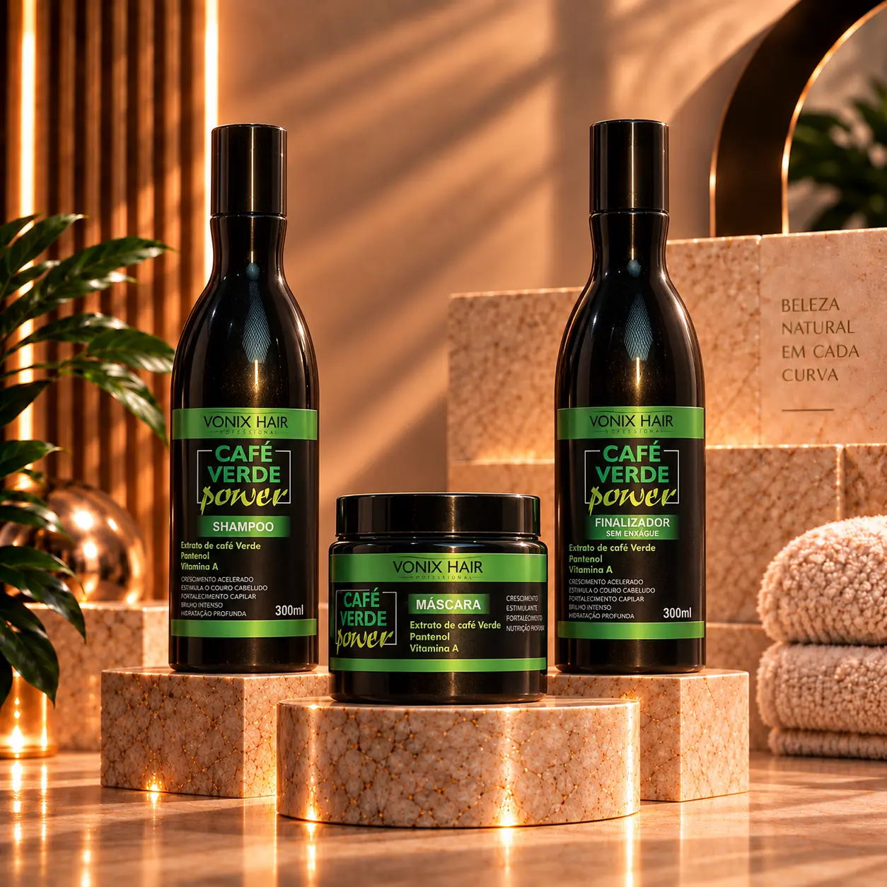 Vonix Hair Kit Café Verde
