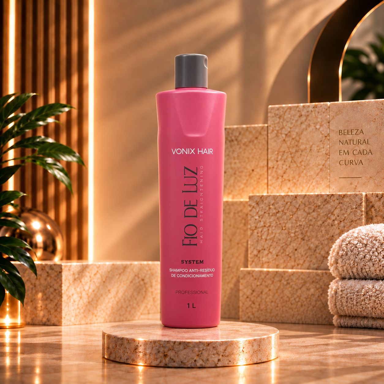 Vonix Hair Shampoo Fio de Luz Anti Resíduo