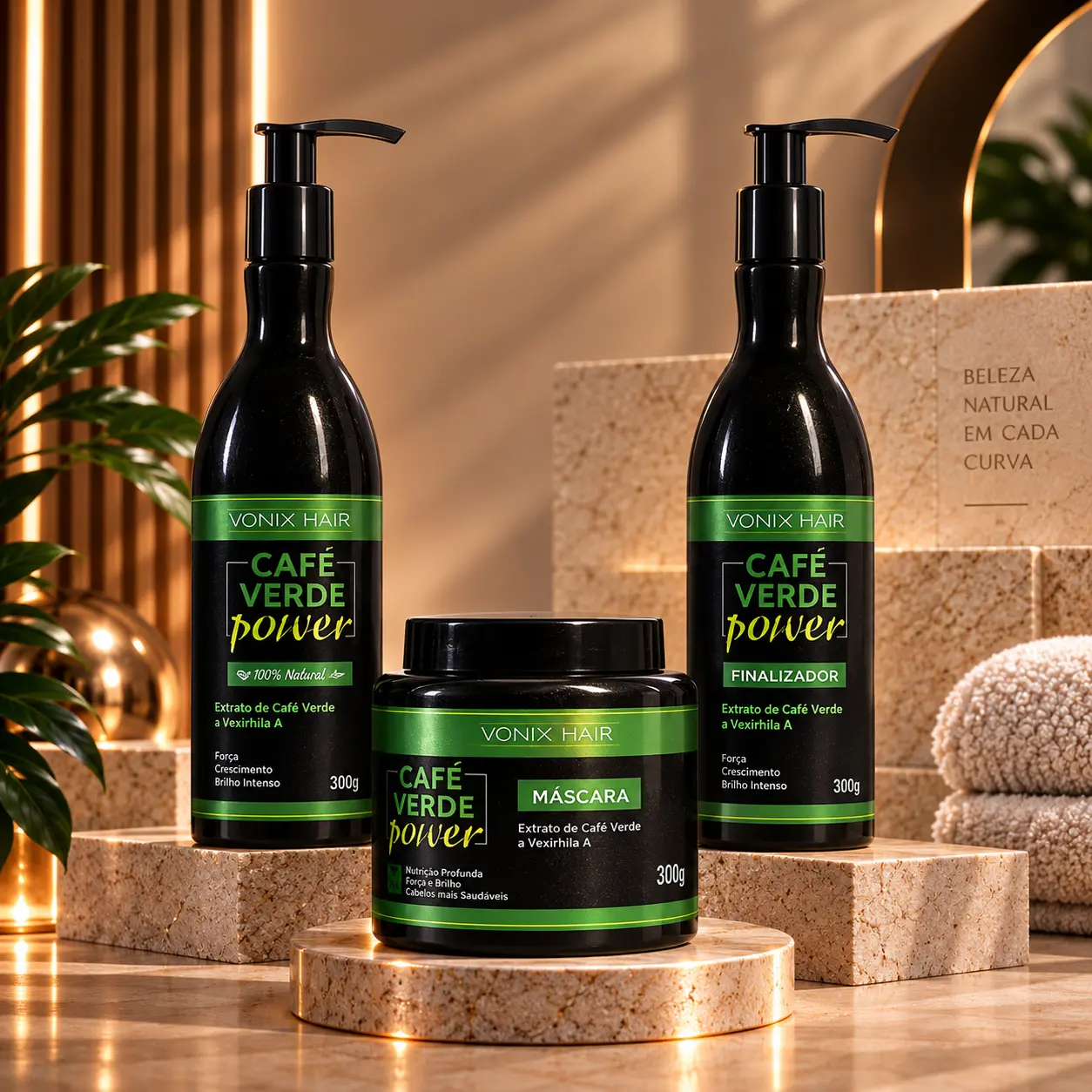 Vonix Hair Kit Café Verde