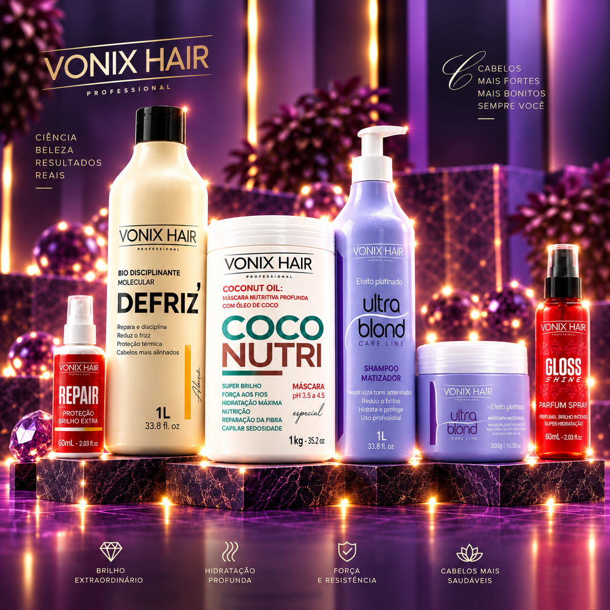 Vonix Hair Combo Ultra Blond