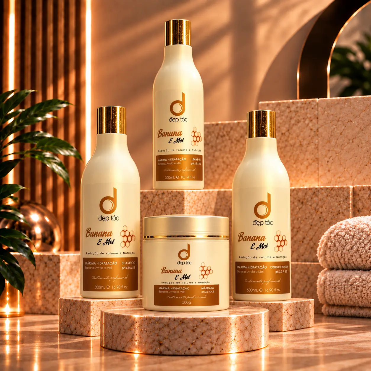 Vonix Hair Kit Banana e Mel