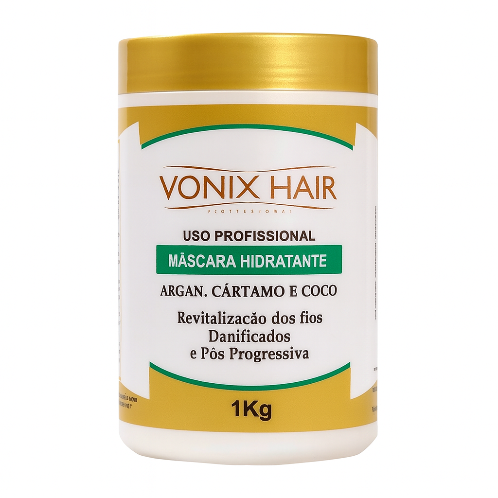 Máscara Hidratante Argan Cártamo e Côco