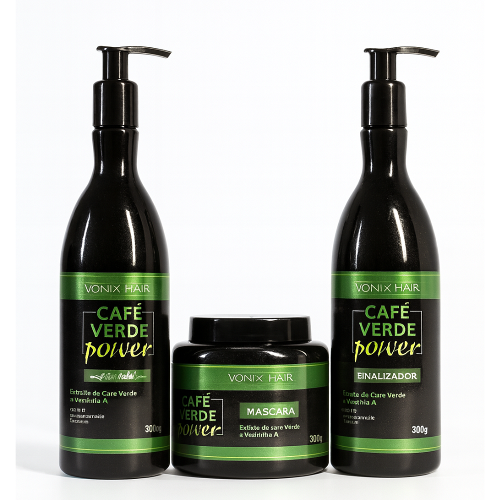 Kit Café Verde 3 passos